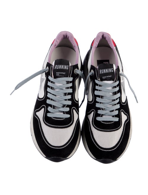 Golden Goose Suede Printed Athletic Sneakers