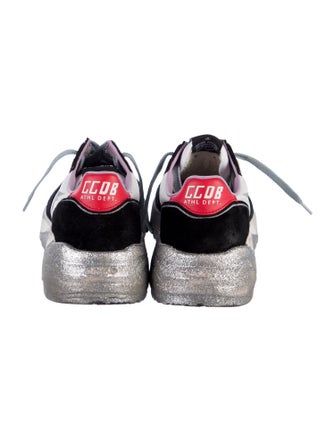 Golden Goose Suede Printed Athletic Sneakers