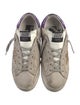 Golden Goose Suede Glitter Accents Sneakers