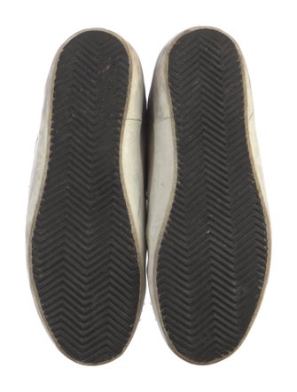 Golden Goose Suede Glitter Accents Sneakers