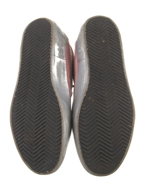 Golden Goose Suede Colorblock Pattern Sneakers