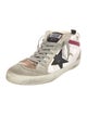 Golden Goose Leather Colorblock Pattern Sneakers