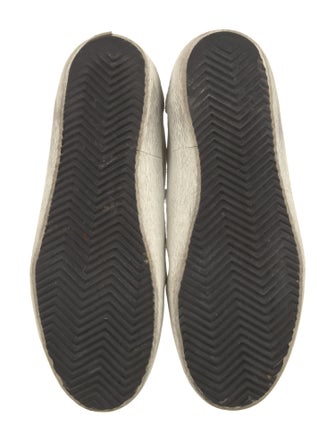 Golden Goose Leather Colorblock Pattern Sneakers