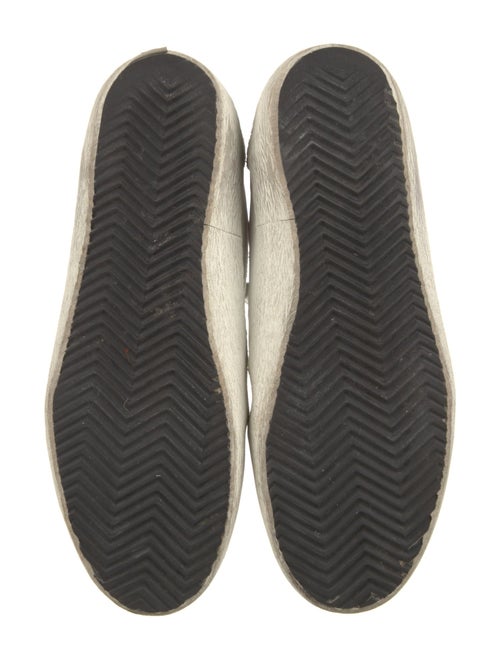 Golden Goose Leather Colorblock Pattern Sneakers