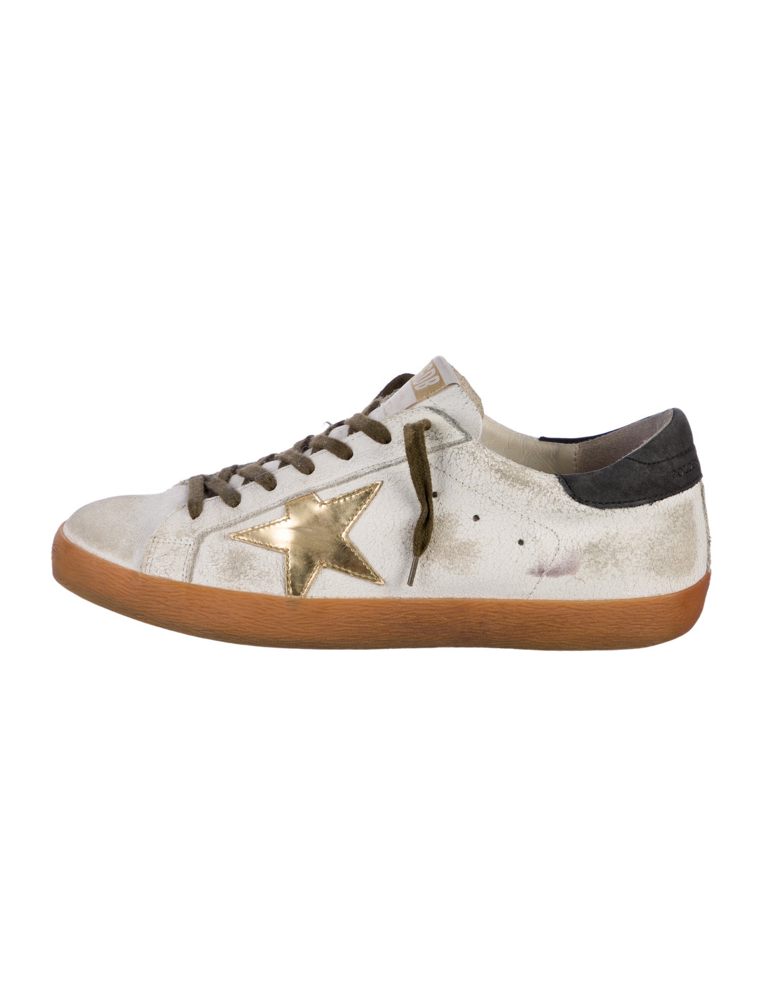 Golden Goose Suede Graphic Print Sneakers