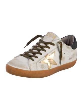 Golden Goose Suede Graphic Print Sneakers