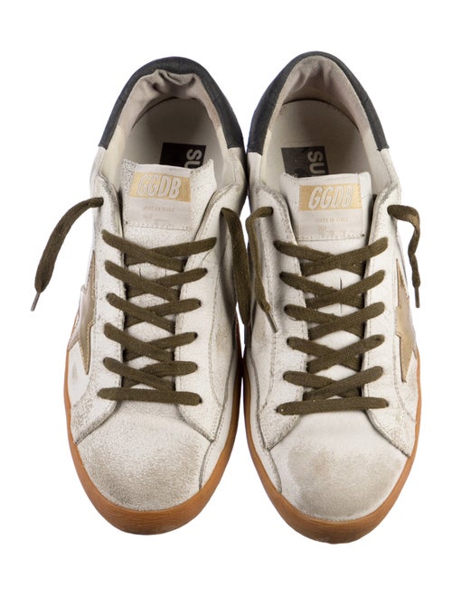 Golden Goose Suede Graphic Print Sneakers