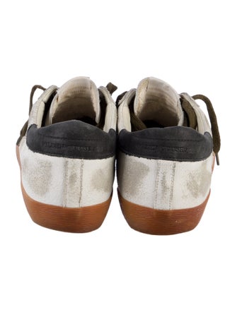 Golden Goose Suede Graphic Print Sneakers