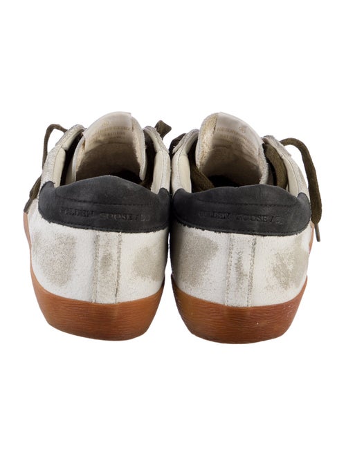Golden Goose Suede Graphic Print Sneakers