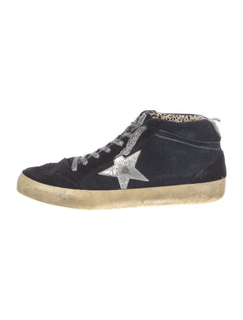 Golden Goose Suede Distressed Accents Sneakers