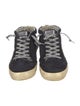 Golden Goose Suede Distressed Accents Sneakers