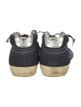 Golden Goose Suede Distressed Accents Sneakers