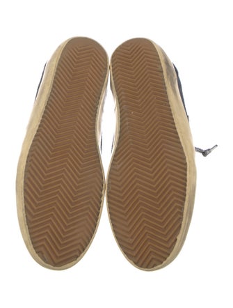 Golden Goose Suede Distressed Accents Sneakers