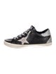 Golden Goose Leather Printed Sneakers