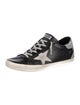 Golden Goose Leather Printed Sneakers