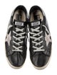 Golden Goose Leather Printed Sneakers