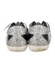Golden Goose Leather Printed Sneakers