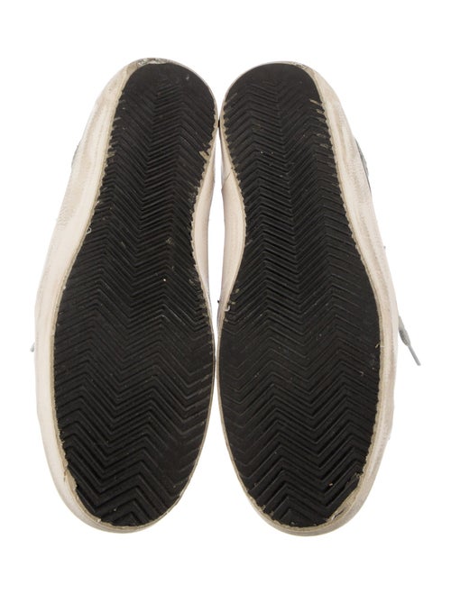 Golden Goose Leather Printed Sneakers