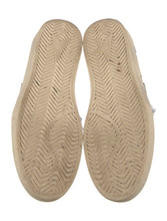 Golden Goose Leather Colorblock Pattern Sneakers