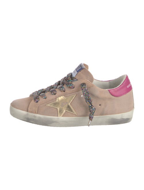 Golden Goose Suede Distressed Accents Sneakers