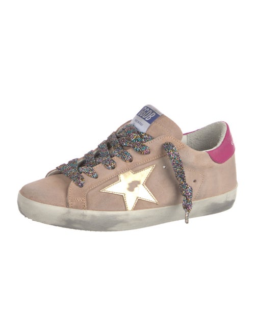 Golden Goose Suede Distressed Accents Sneakers