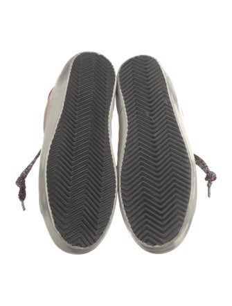 Golden Goose Suede Distressed Accents Sneakers