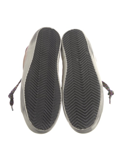 Golden Goose Suede Distressed Accents Sneakers