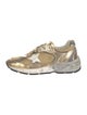 Golden Goose Leather Printed Sneakers