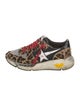 Golden Goose Ponyhair Animal Print Athletic Sneakers