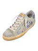 Golden Goose Suede Glitter Accents Sneakers