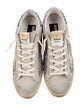 Golden Goose Suede Glitter Accents Sneakers