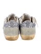 Golden Goose Suede Glitter Accents Sneakers