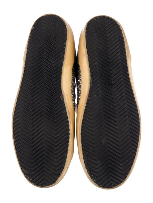 Golden Goose Suede Glitter Accents Sneakers