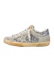Golden Goose Suede Glitter Accents Sneakers