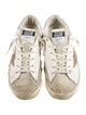 Golden Goose Leather Printed Sneakers