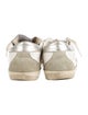 Golden Goose Leather Printed Sneakers