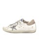 Golden Goose Leather Printed Sneakers