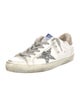 Golden Goose Leather Printed Sneakers