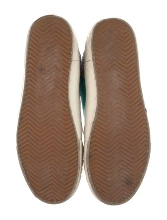 Golden Goose Leather Printed Sneakers