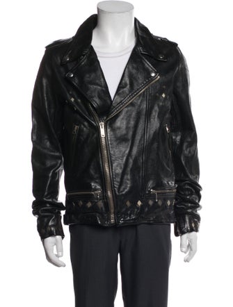 Golden Goose Leather Moto Jacket