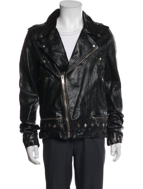 Golden Goose Leather Moto Jacket