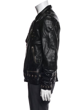 Golden Goose Leather Moto Jacket