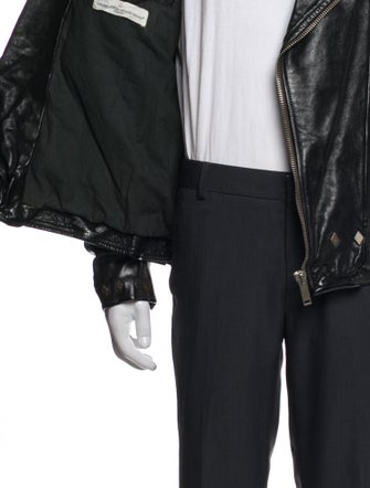 Golden Goose Leather Moto Jacket