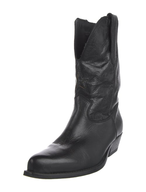 Golden Goose Leather Western Boots