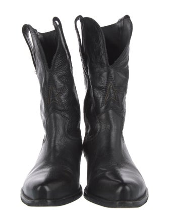 Golden Goose Leather Western Boots