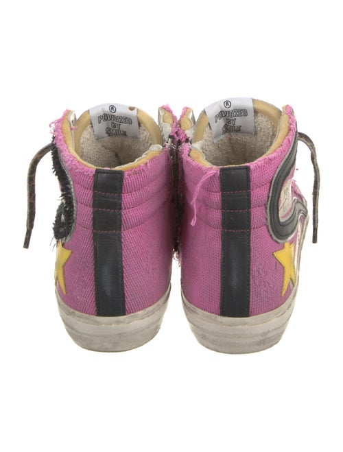 Golden Goose Canvas Printed Sneakers