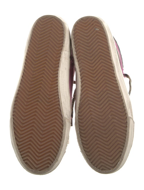 Golden Goose Canvas Printed Sneakers