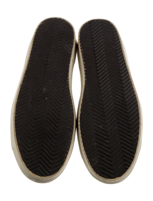 Golden Goose Leather Animal Print Sneakers