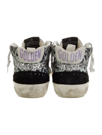Golden Goose Suede Animal Print Sneakers