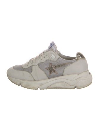 Golden Goose Leather Leather Trim Embellishment Sneakers